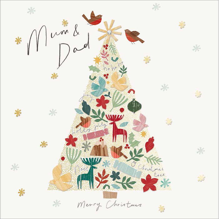 Woodmansterne Mum & Dad Magical Christmas Card