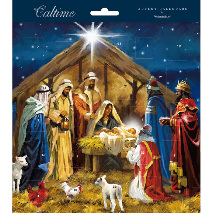 Woodmansterne Nativity Card Advent Calendar