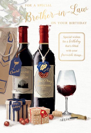 Words & Wishes 'For A Special Brother-In-Law' Birthday card