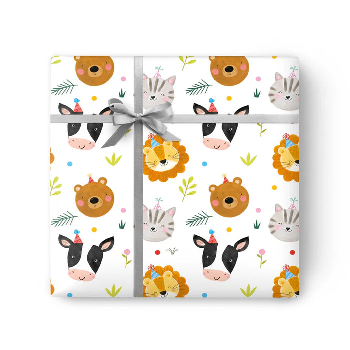 Whistlefish Fun Animals Kids Wrapping Paper