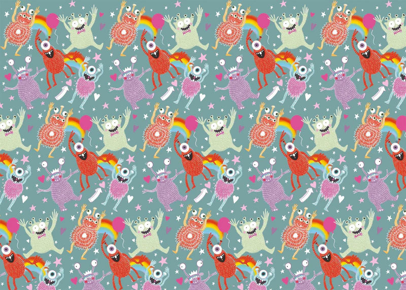 Whistlefish Monster Wrapping Paper