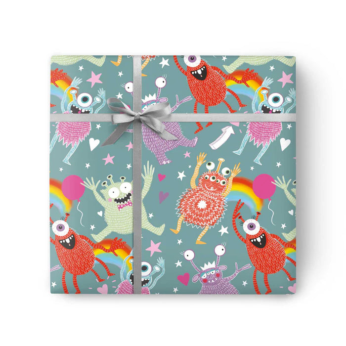 Whistlefish Monster Wrapping Paper