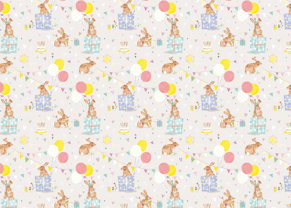 Whistlefish Baby Rabbit Wrapping Paper