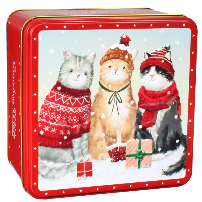 Grandma Wild's Embossed Whisker Wonderland Christmas Biscuit Tin