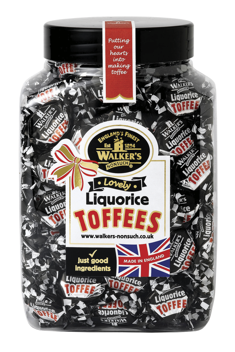 Walker's Nonsuch Liquorice Toffees Gift Jar