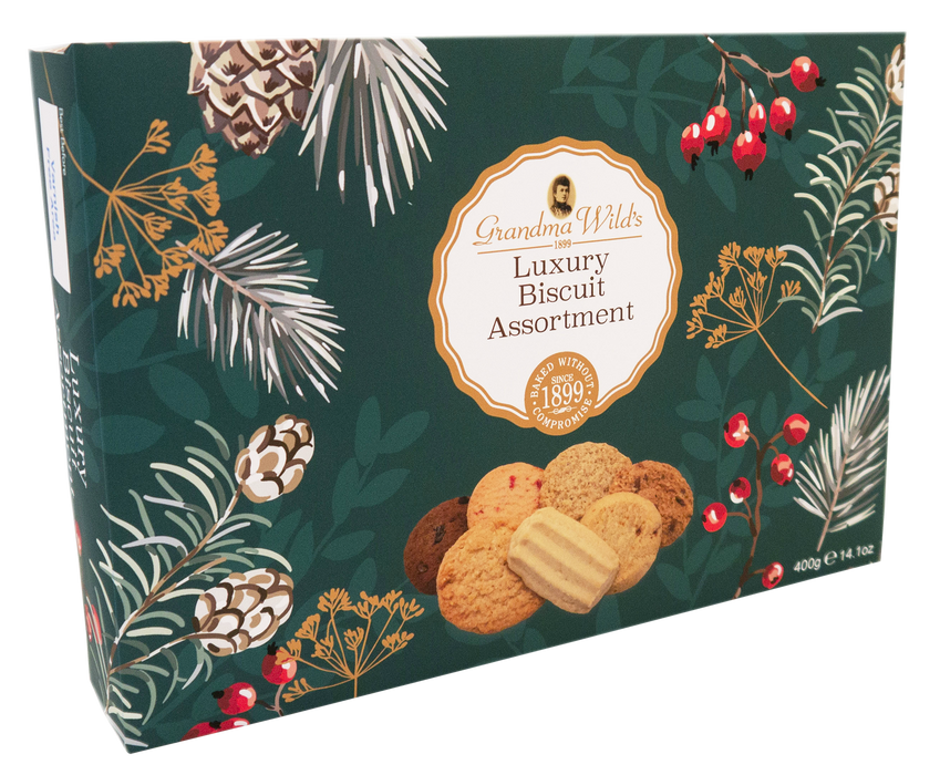 Luxury Christmas Box Filled with Assortment Of Biscuits