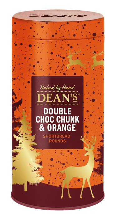 Dean's Double Choc Chunk & Orange Yule Log Shortbread Tin