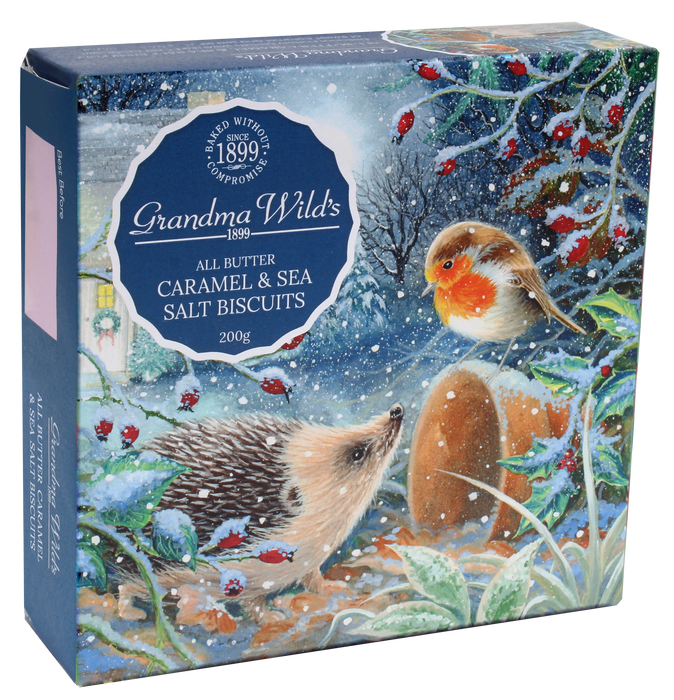 Grandma Wild's Hedgehog Caramel & Sea Salt Biscuit Box