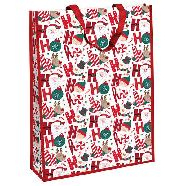 Funky HOHOHO Jumbo Square PP Woven Bag