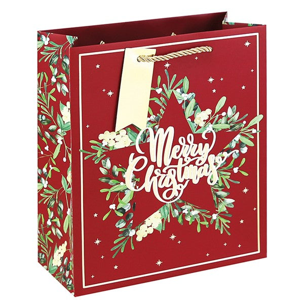 Merry Xmas Star Embossed Bag Perfume