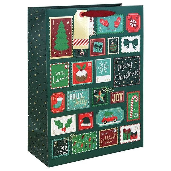 Advent Stamps Gift Bag Extra Large