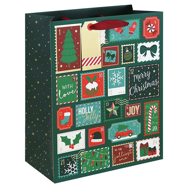 Advent Stamps Gift Bag Large