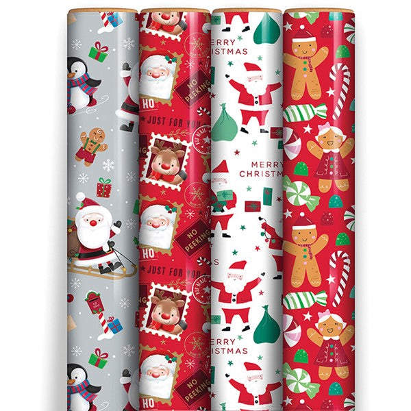 Cute Christmas Gift Wrap 4m