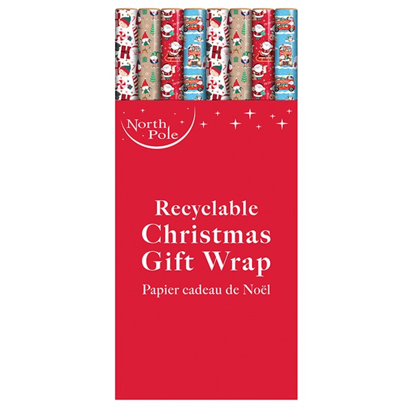 Cute Christmas Gift Wrap 7m
