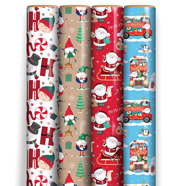 Cute Christmas Gift Wrap 7m
