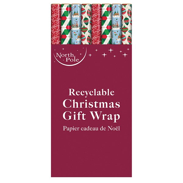 Contemporary Christmas Gift Wrap 7m