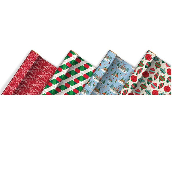 Contemporary Christmas Gift Wrap 7m