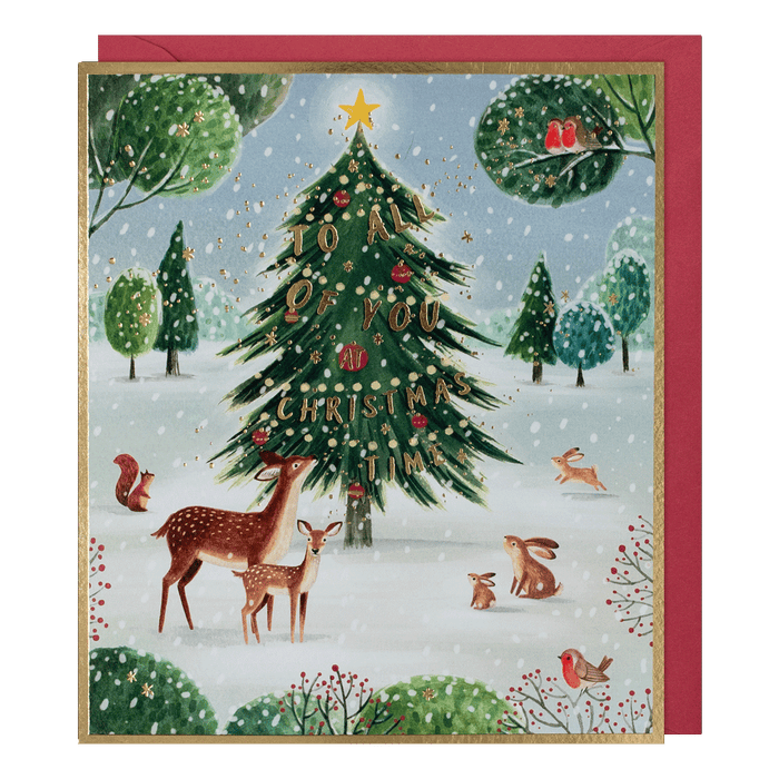 Paperlink 'To All Of You' Christmas Card