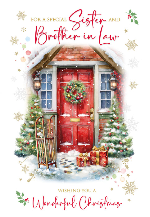 Cherry Orchard 'Special Sister & Brother-In-Law' Christmas Card