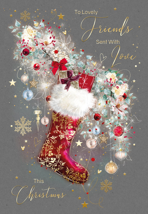 Cherry Orchard 'To Lovely Friends' Christmas Card