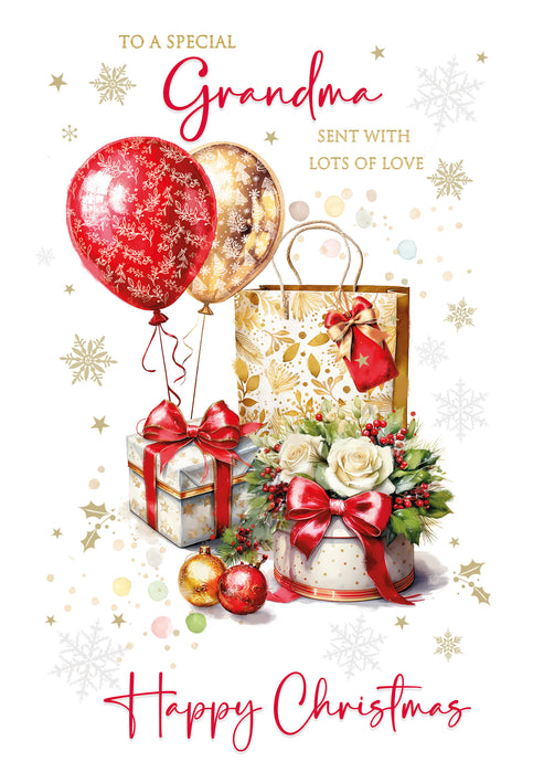 Cherry Orchard 'To A Special Grandmother' Christmas Card