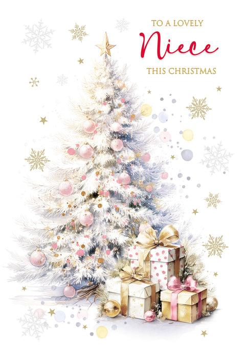 Cherry Orchard 'To A Lovely Niece' Christmas Card