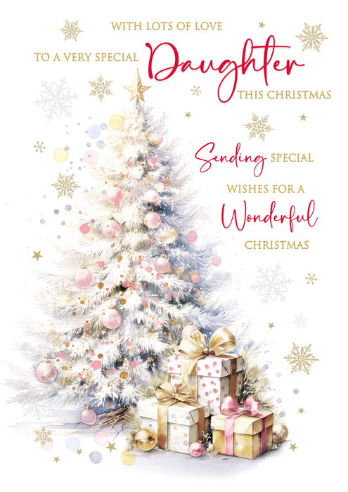 Cherry Orchard 'To A Very Special Daughter' Christmas Card