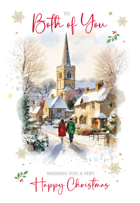 Cherry Orchard 'To Both Of You' Christmas Card