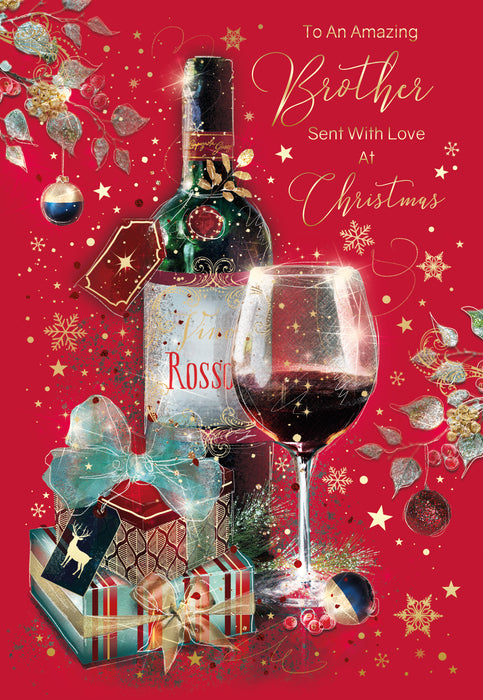 Cherry Orchard 'To An Amazing Brother' Christmas Card