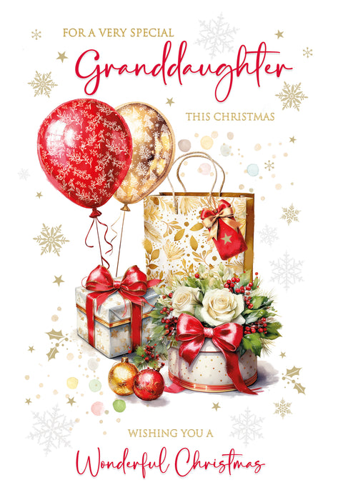 Cherry Orchard 'Very Special Granddaughter' Christmas Card