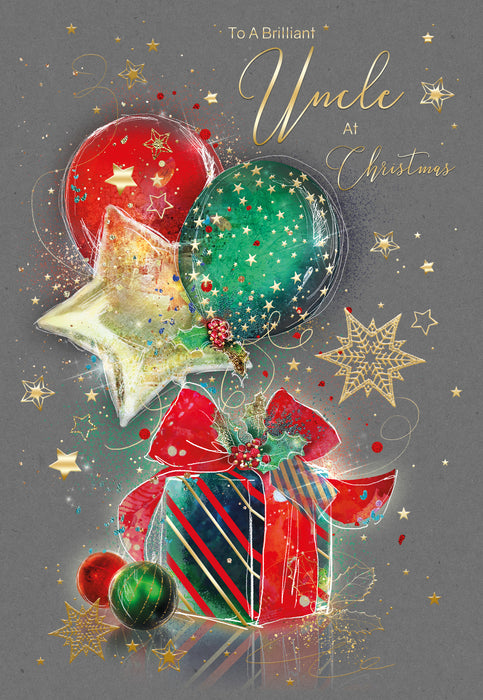 Cherry Orchard 'To A Brilliant Uncle' Christmas Card