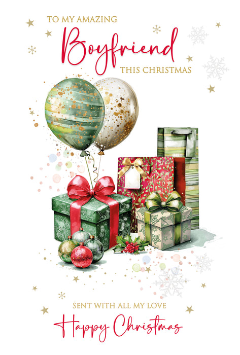 Cherry Orchard 'To My Amazing Boyfriend' Christmas Card