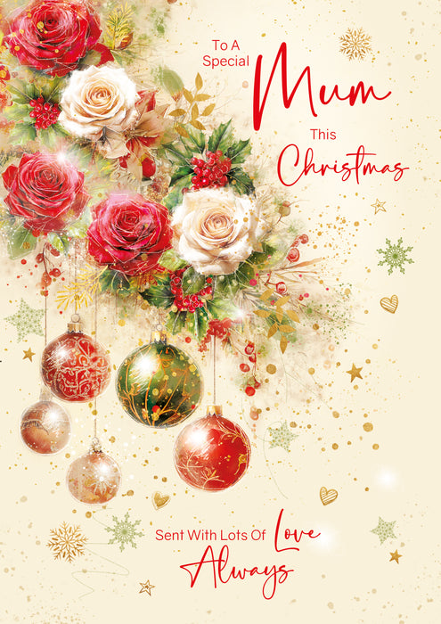 Cherry Orchard 'To A Special Mum' Christmas Card