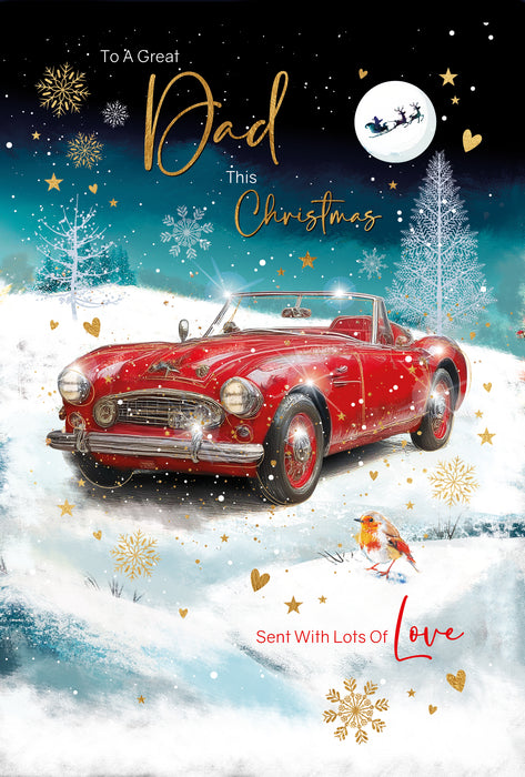 Cherry Orchard 'To A Great Dad' Christmas Card