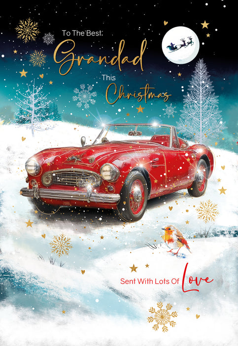 Cherry Orchard 'To The Best Granddad' Christmas Card