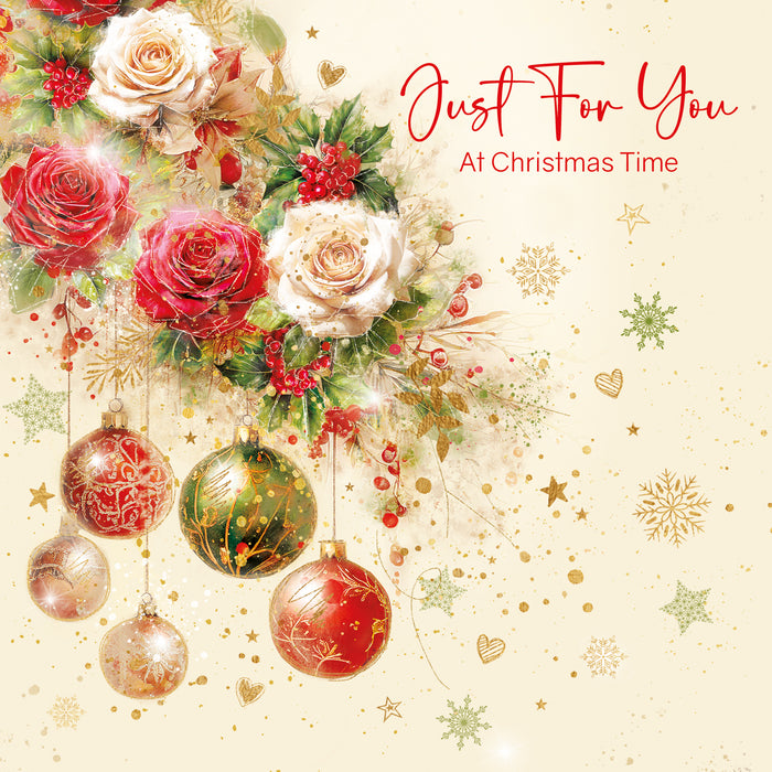 Cherry Orchard 'Just For You At Christmas' Card