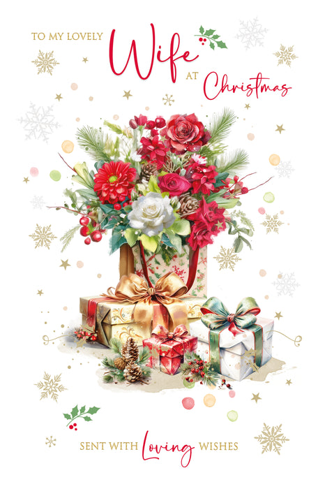 Cherry Orchard 'To My Lovely Wife' Christmas Card