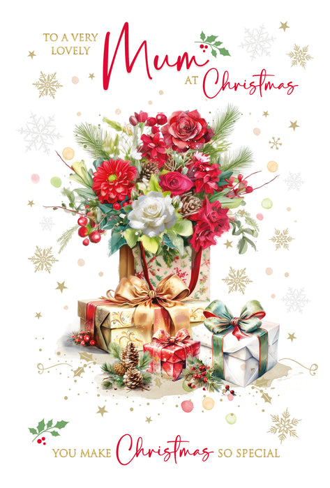 Cherry Orchard 'Very Lovely Mum' Christmas Card