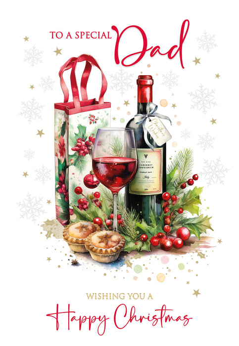 Cherry Orchard 'To A Special Dad' Christmas Card