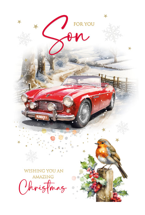 Cherry Orchard 'For You Son' Christmas Card