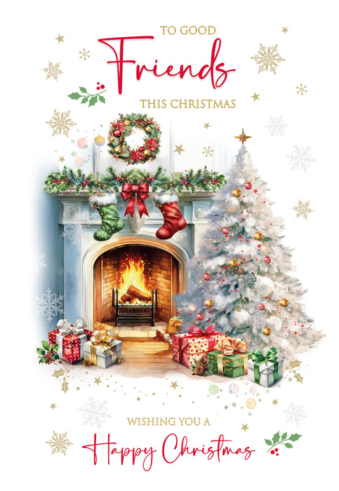 Cherry Orchard 'To Good Friends' Christmas Card