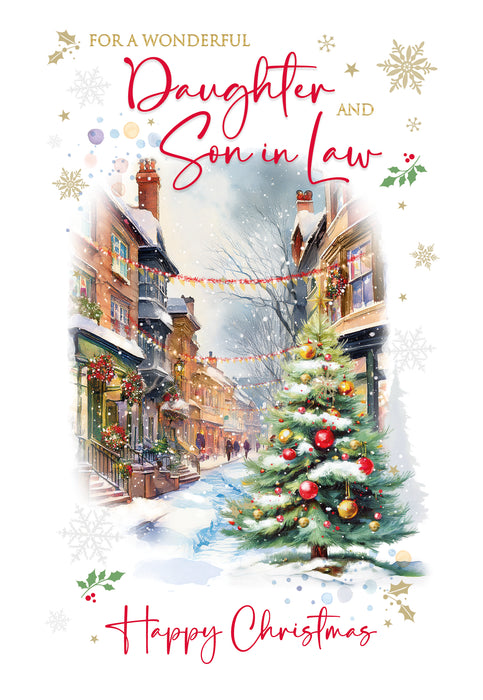 Cherry Orchard 'Special Daughter & Son-In-Law' Christmas Card