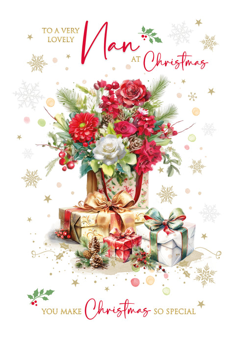 Cherry Orchard 'To A Very Lovely Nan' Christmas Card