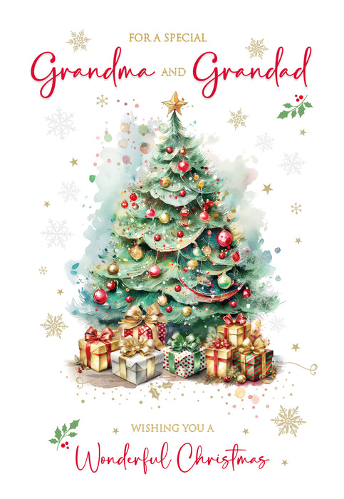 Cherry Orchard 'A Special Grandma And Grandad' Christmas Card