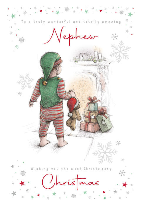 Cherry Orchard 'Totally Amazing Nephew' Christmas Card