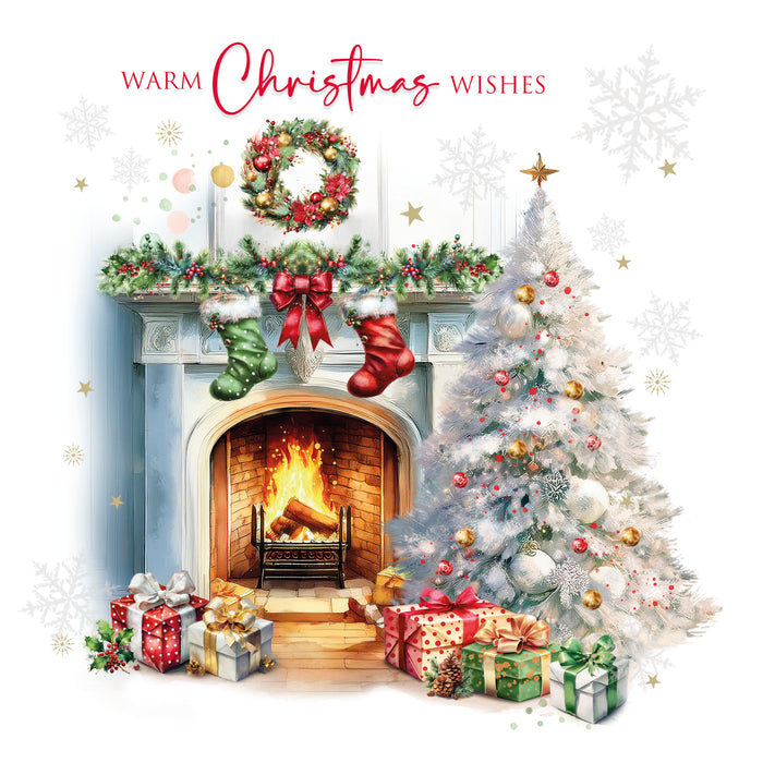 Cherry Orchard 'Warm Christmas Wishes' Card