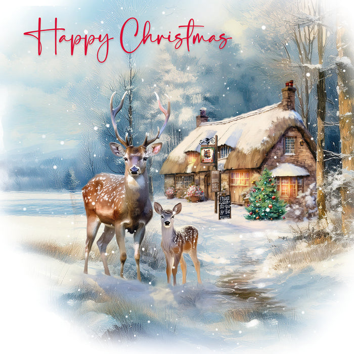 Cherry Orchard 'Happy Christmas' Card