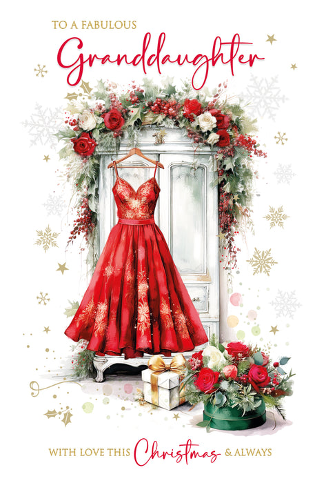 Cherry Orchard 'Fabulous Granddaughter' Christmas Card