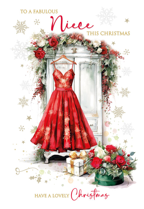 Cherry Orchard 'To A Fabulous Niece' Christmas Card