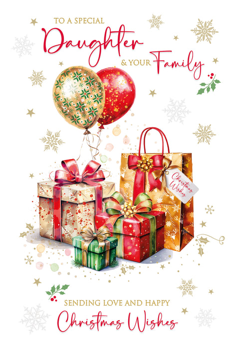 Cherry Orchard 'Special Daughter & Your Family' Christmas Card